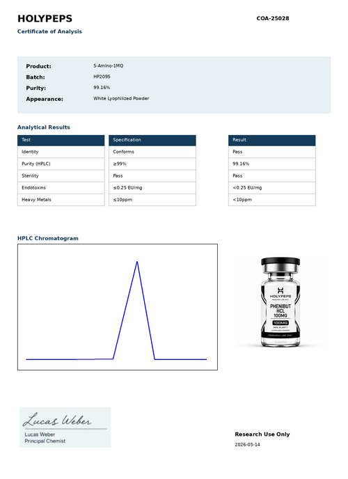 5-Amino-1MQ 100MG - Advanced Fat-Loss Enhancement
